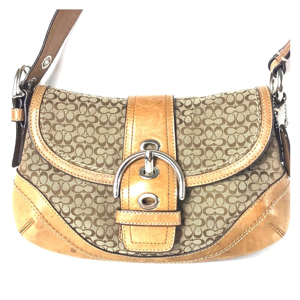 Signature Coach hand brown bag